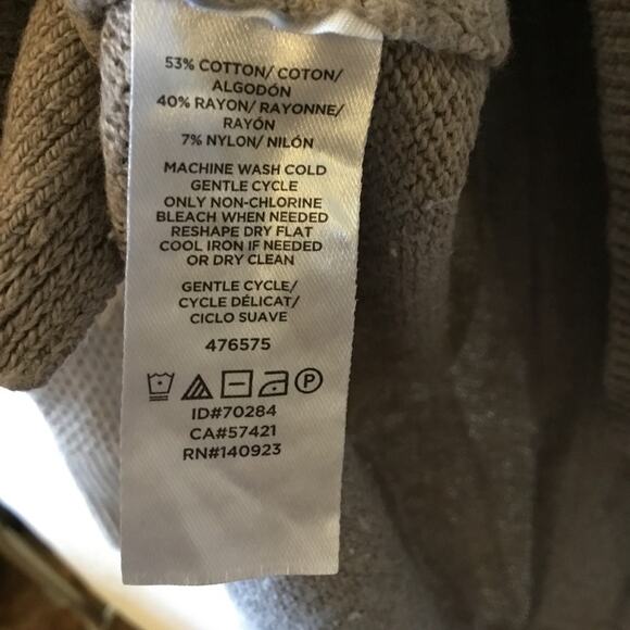 Loft Brown Hi-Low Knit Pull Over Sweater - Picture 9 of 14